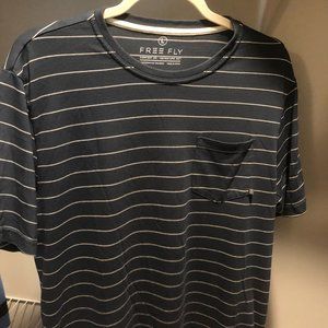 Mountain High Outfitters Free Fly Striped Pocket T